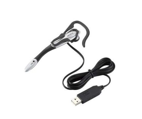 USBヘッドセットマイクロフォン イヤフック 1.8m