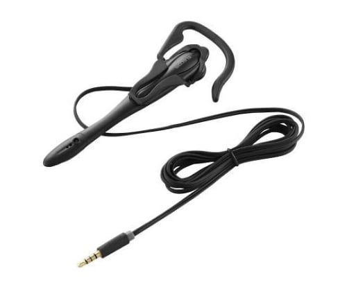 4極ヘッドセットマイクロフォン イヤフック 1.8m