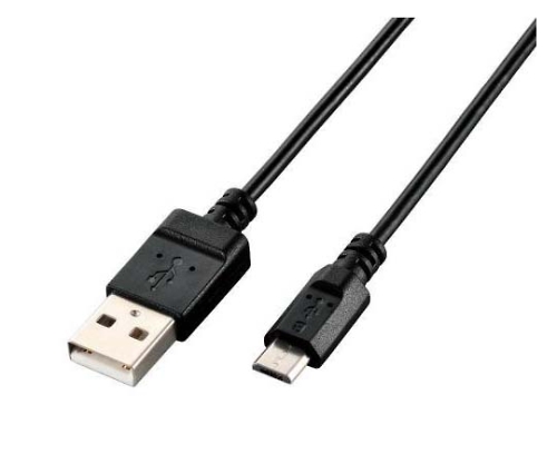 microUSBケーブル USB2.0 エコパッケージ 0.6m ブラック