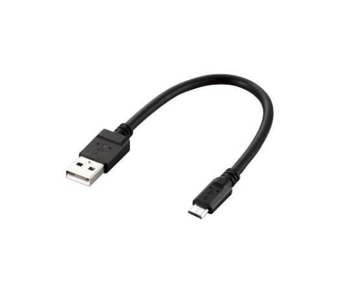 microUSBケーブル 2A出力 スタンダード 通信・充電 0.2m ブラック