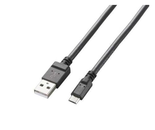 microUSBケーブル 2A出力 スタンダード 通信・充電 1.2m ブラック