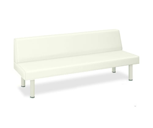 フィン(01) 幅45(全幅62)×長さ120×高さ44(全高78)cm 白