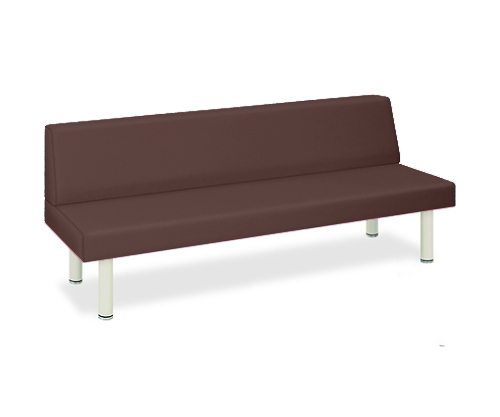 フィン(01) 幅45(全幅62)×長さ120×高さ44(全高78)cm 茶