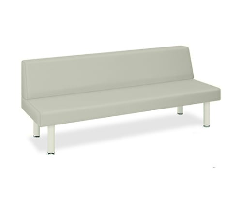 フィン(01) 幅45(全幅62)×長さ120×高さ44(全高78)cm グレー