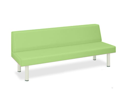 フィン(01) 幅45(全幅62)×長さ120×高さ44(全高78)cm ライムグリーン