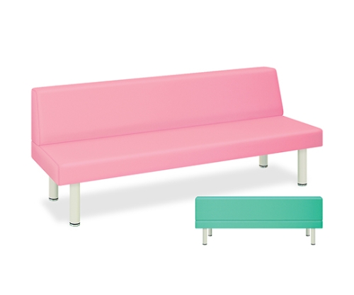 フィン(02) 幅45(全幅62)×長さ180×高さ44(全高78)cm メディグリーン