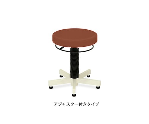 PTスツール(アジャスター付き) 座面直径36×座高36～44㎝ ライトブラウン