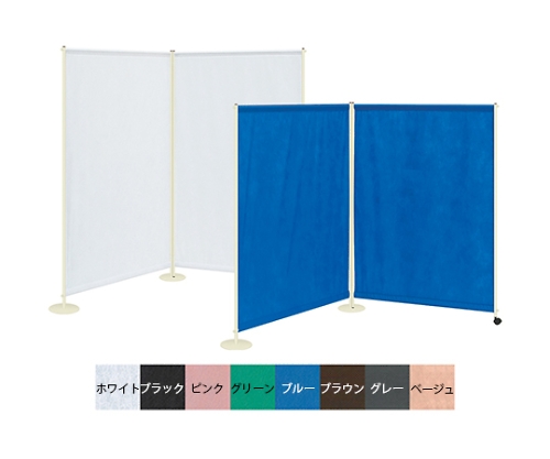 Wライトスクリーン 幅200(100×2枚)×高さ180cm ブラック