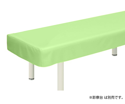 レザー製診察台カバー 幅65×長さ190cm ライムグリーン