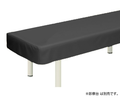 レザー製診察台カバー 幅70×長さ180cm 黒