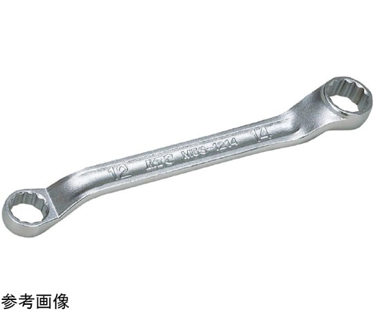 ショートメガネレンチ(45°×6°) ミリ 8mm×9mm