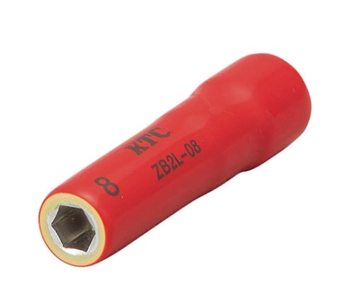 絶縁工具ディープソケット　６．３ＳＱ　８ＭＭ６角棒