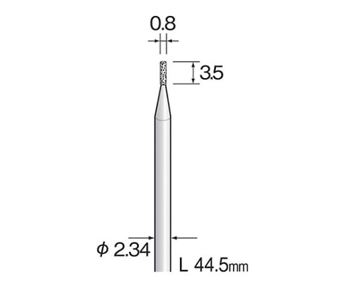 電着ダイヤモンドバー　０．８