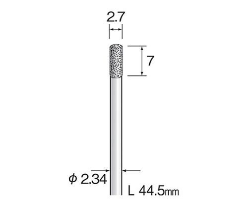 電着ダイヤモンドバー　２．７