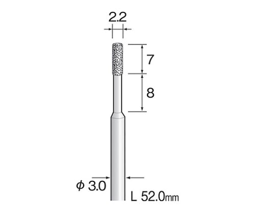 電着ダイヤモンドバー　２．２