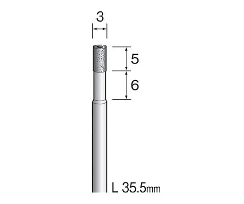 電着ダイヤモンドコアドリル　３ｍｍΦ