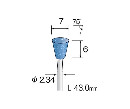 ブルー砥石　４３ｍｍ　（１０個）