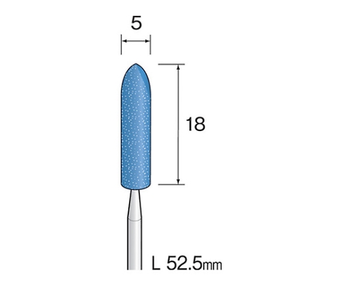 ブルー砥石　５２．５ｍｍ　（１０個）