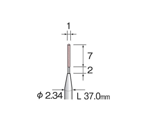 61-3892-63 PAピンク砥石 ３７ｍｍ （１０個） CA1011 【AXEL】 アズワン