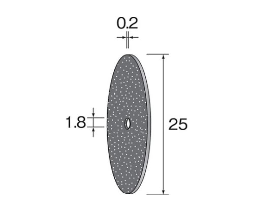 カッティング砥石　２５×０．２　（１０個）