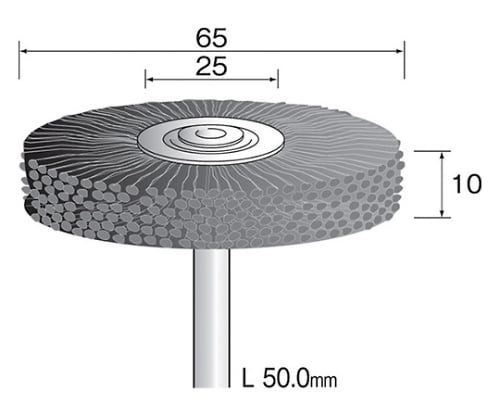 Ｃ砥粒入ナイロンブラシ　＃８０