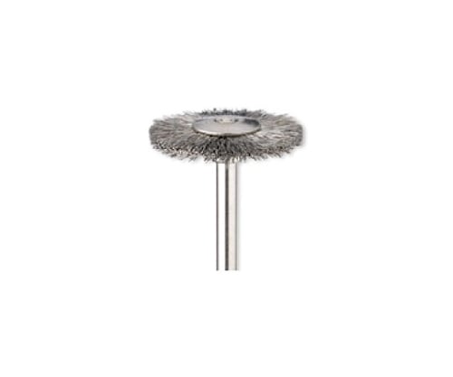 軸付ブラシ ステンレスワイヤー ２２ｍｍΦ （１０個）