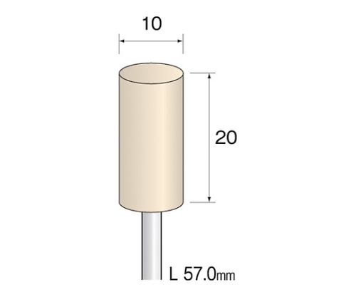 フェルトバフ　ソフト　１０ｍｍΦ×２０ｍｍ　（１０個）