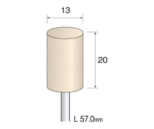 フェルトバフ　ソフト　１３ｍｍΦ×２０ｍｍ　（１０個）
