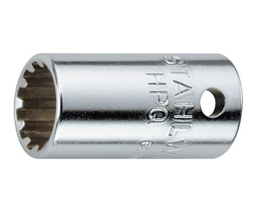 （１／４ＳＱ）スプラインソケット３／８”（０１０１１０１２）