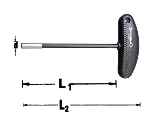 ビットホルダー　Ｔ型ドライバーハンドル（１８０９００１６）　4007