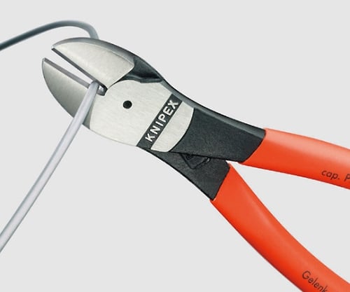 強力型斜ニッパー（硬線用）（パッケージ入）