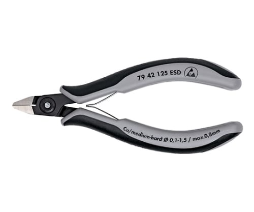 エレクトロニクスニッパー（パッケージ入）　ＥＳＤ
