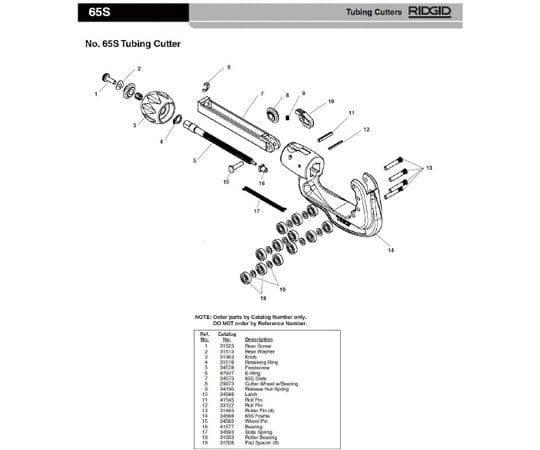 スライド　スプリング　Ｆ／６５Ｓ