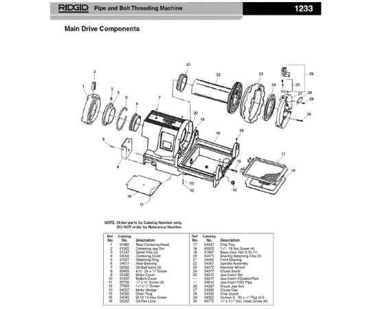 スピンドルアッセンブリー　Ｆ／１２３３