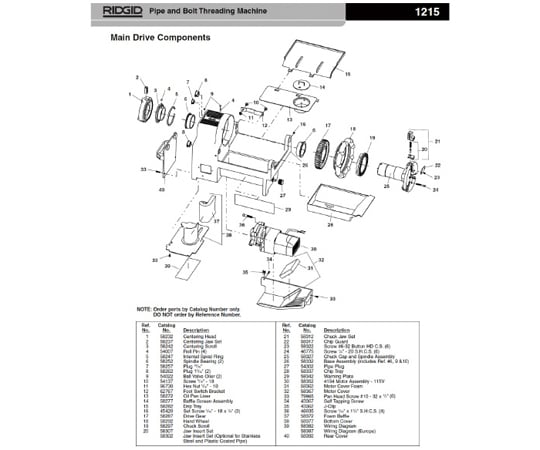 スピンドルベアリング　Ｆ／１２１５