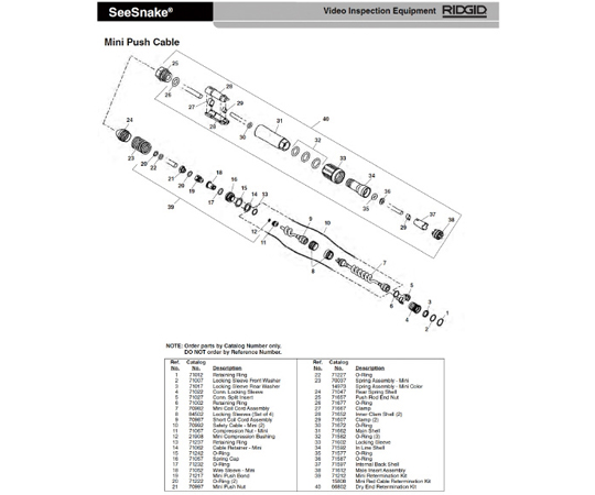 セーフティー　ケーブル（２ケ入）Ｆ／ミニシースネイク
