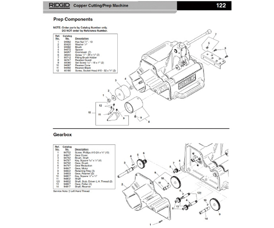リーマシャフト　Ｆ／１２２Ｊ