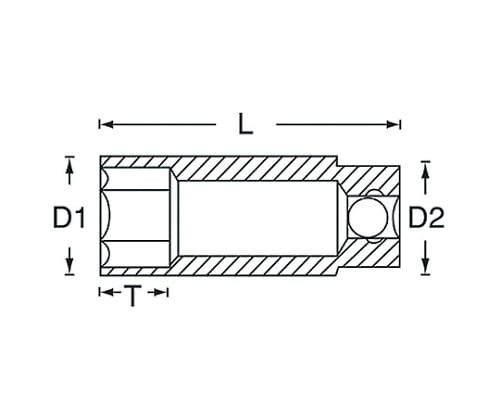 ディープソケット 1/4DR 1/4 11203