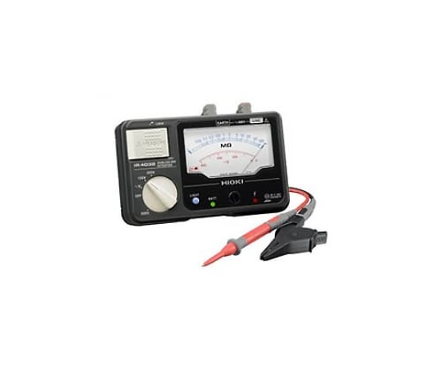 アナログメグオームハイテスタ 500V/100MΩ 3レンジ （スイッチなしリード付属）
