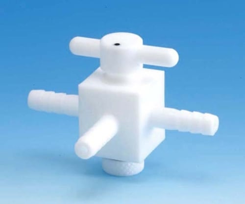 PTFE 竹の子型3方バルブ 8φ