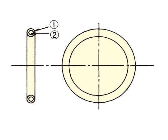61 4395 74 Fep被覆oリング V 380 Fep バイトン F 7093 6 Axel アズワン 61 4395 74 Fep被覆oリング V 380 Fep バイトン F 7093 6 Axel アズワン