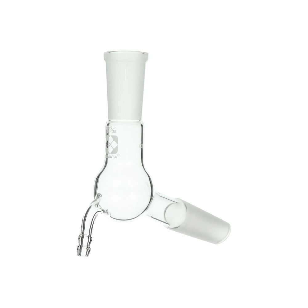 共通摺合減圧連結管　曲管球付　19/38-19/38