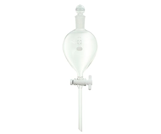 61-4409-94 分液ロート PTFEコック付 500mL 014250-500