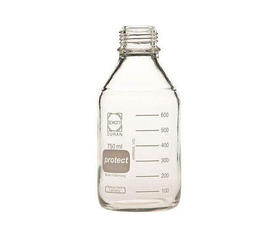 61-4412-41 ねじ口びん セーフティコート びんのみ 750mL 1箱（10個入