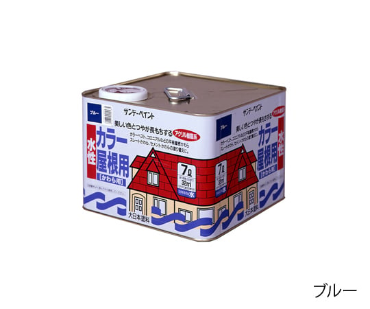 水性カラー屋根用 あか茶 7L