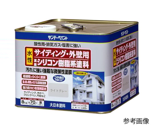 サイディング・外壁用水性シリコン樹脂系塗料 8kg