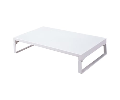 LIHITLAB61-4491-50A-7330机上台390mmロー0白【1個】(as1-61-4491-50)