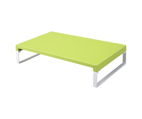 LIHITLAB61-4491-52A-7330机上台390mmロー6黄緑【1個】(as1-61-4491-52)