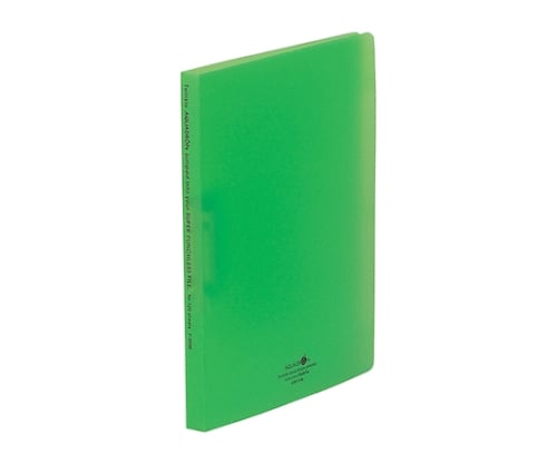 AQUA DROPs スーパーパンチレスファイル 6黄緑 F-5030