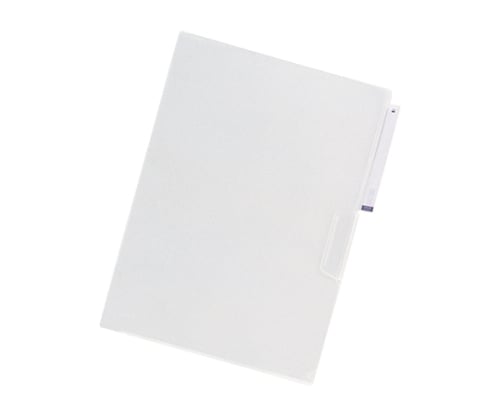 リクエスト 立体見出し付きクリヤーホルダー 5枚パック 1乳白 G6305